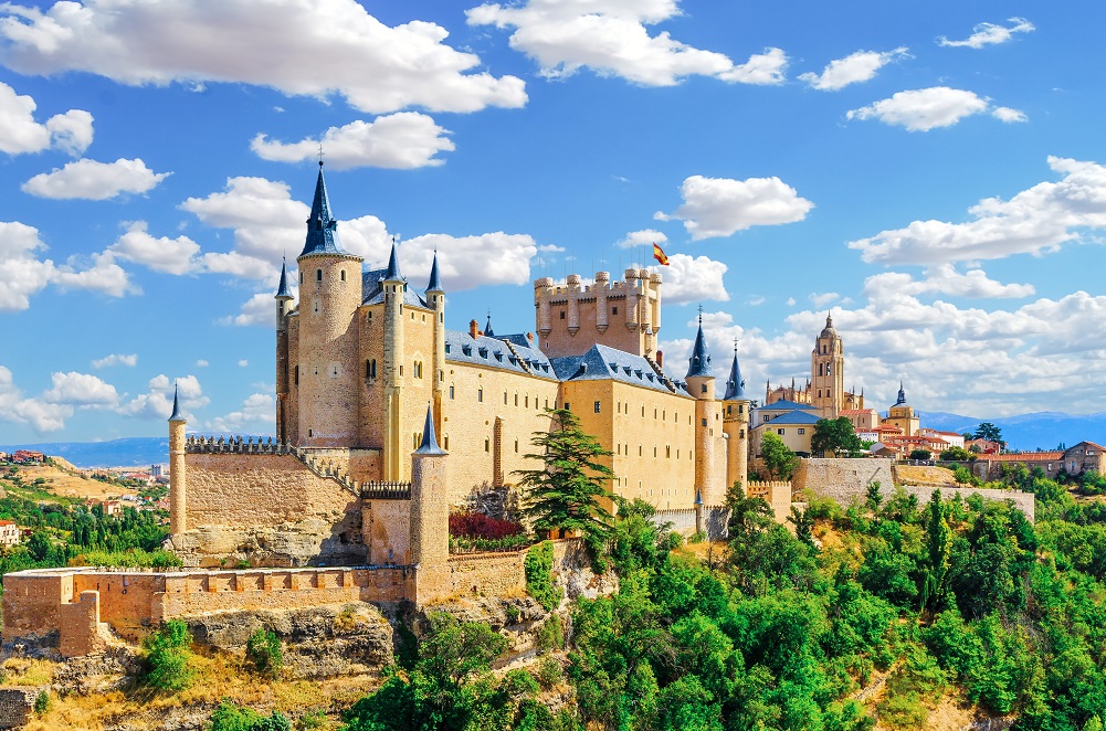 Alcazar castle in Segovia Alcazar castle in Segovia