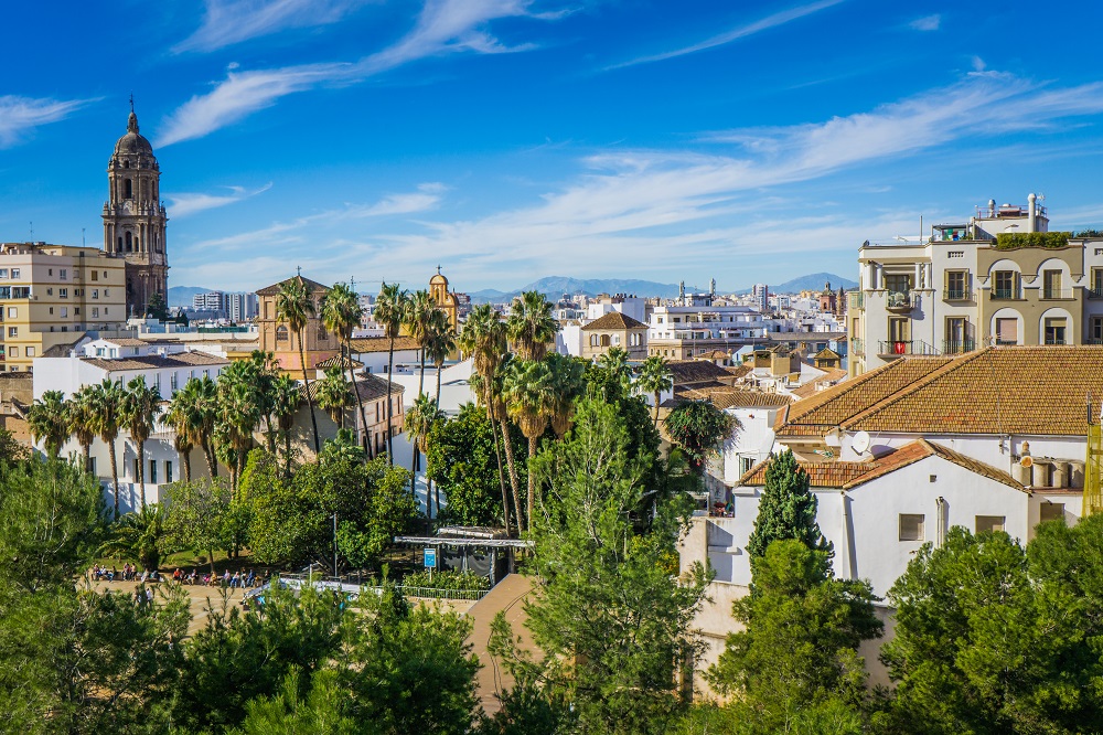 Malaga's old town Malaga's old town