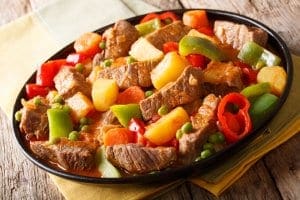 Caldereta, meat dish Caldereta, meat dish