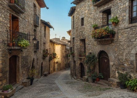 pyrenees - medieval-aínsa