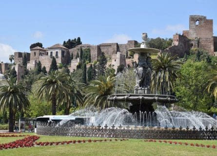 Alcazaba palace in Malaga