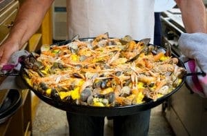 Paella, San Sebastian style Paella, San Sebastian style