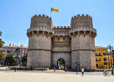 Torres de serranos in Valencia city