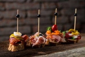 Pinxtos, Basque version of Spanish Tapa Pinxtos, Basque version of Spanish Tapa
